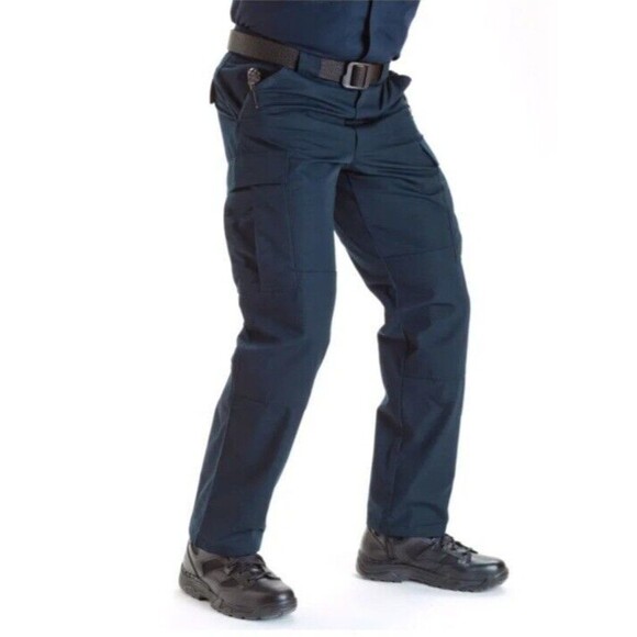 5.11 Tactical Ripstop TDU Navy Blue Cargo Pants Men's Size 2XL/Short (43-47) - Picture 2 of 12